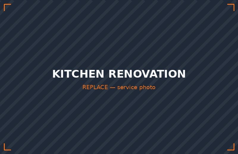 Modern kitchen renovation