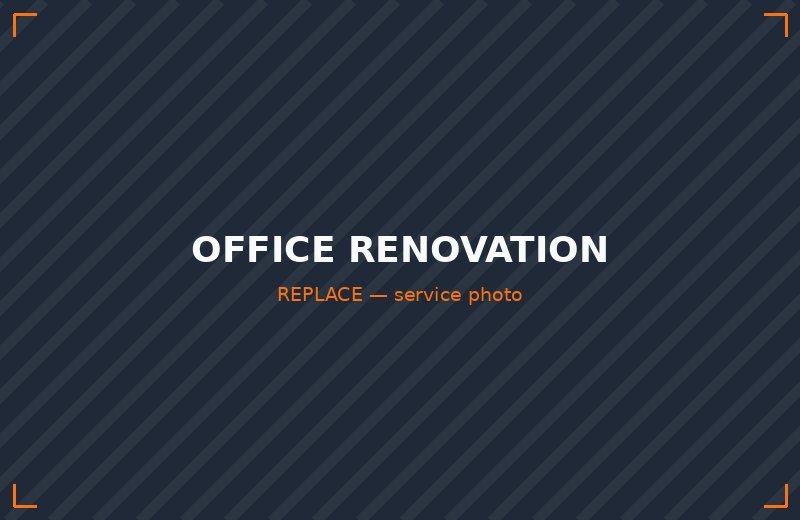 Office renovation project