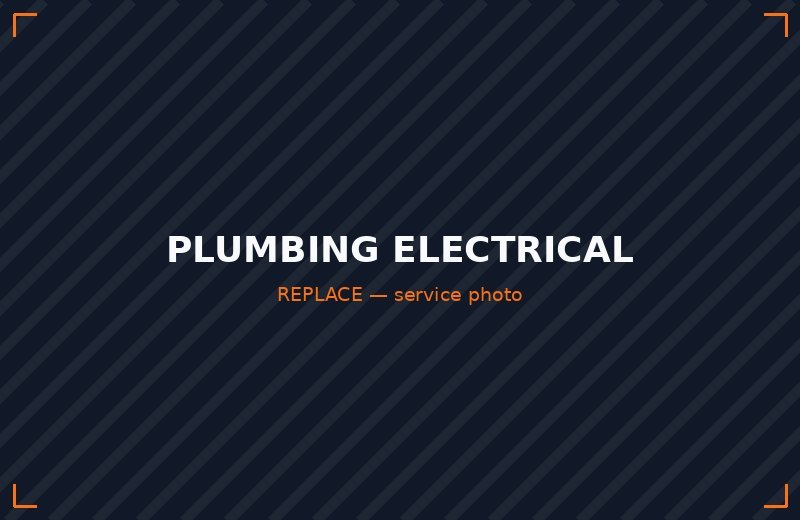 Plumbing and electrical renovation