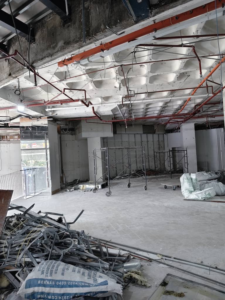 Bathroom renovation project